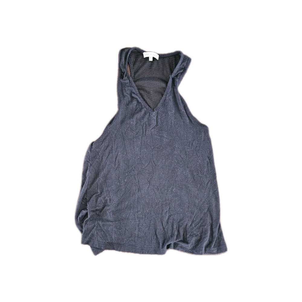 Women's Fitz + Eddi Sleeveless Top Razor MESH BACK-Black Sz XS #36